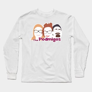 Pink Podmigo Design Long Sleeve T-Shirt